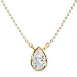 0.70ct Bezel Oval Pendant