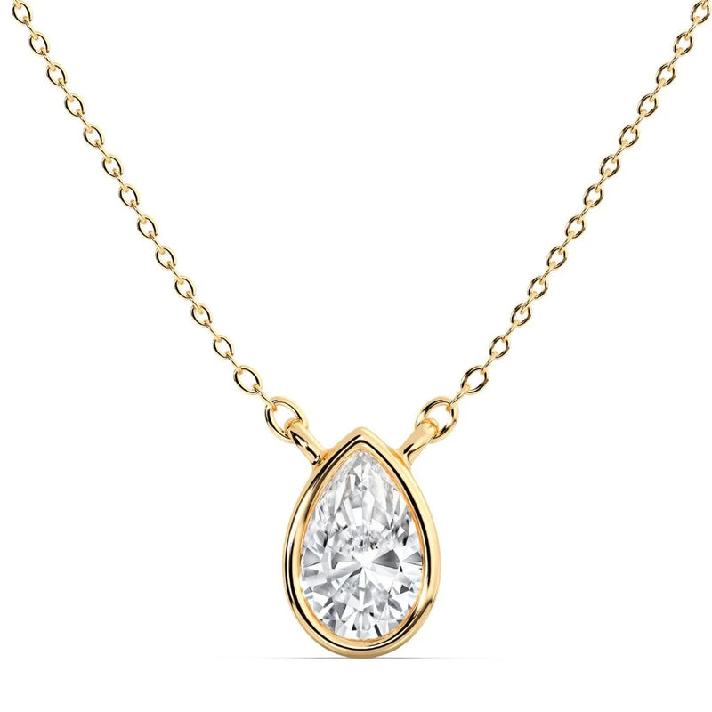 0.70ct Bezel Marquise Pendant