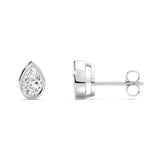 0.50+0.50 ct Bezel Studs