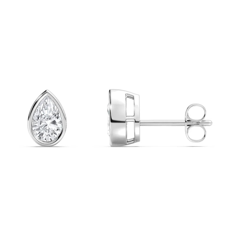 0.50+0.50 ct Bezel Studs