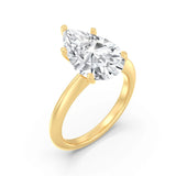 5ct Solitaire Ring Plain Band