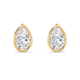 1+1ct Bezel Studs