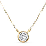 0.70ct Bezel Round Pendant