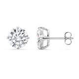 3+3ct Solitaire Studs