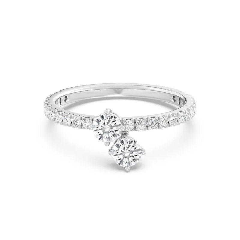 0.40ct Heart Drop Ring