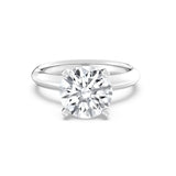 3ct Solitaire Ring Plain Band [1]