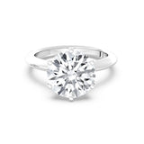 5ct Solitaire Ring Plain Band [1]