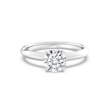 1ct Solitaire Ring Plain Band [1]