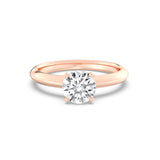 1ct Solitaire Ring Plain Band [1]