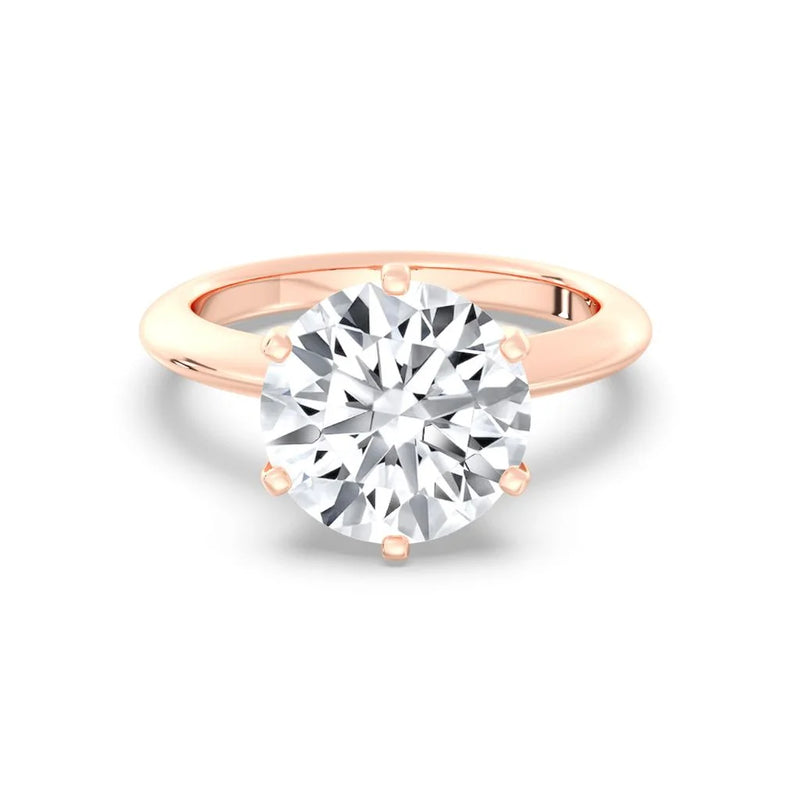 5ct Solitaire Ring Plain Band [1]