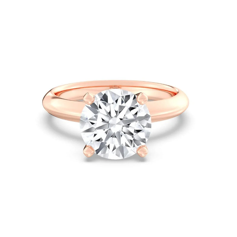 3ct Solitaire Ring Plain Band [1]