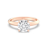 2ct Solitaire Ring Plain Band [1]