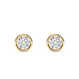 0.50+0.50 ct Bezel Studs