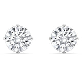 3+3ct Solitaire Studs