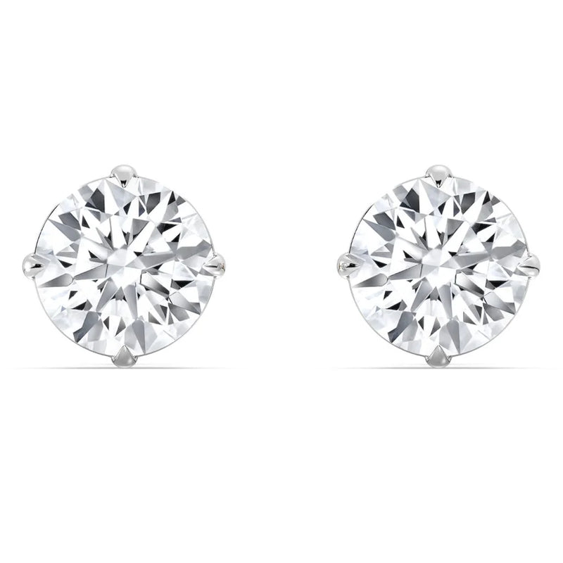 3+3ct Solitaire Studs