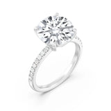 5ct Solitaire Ring Diamond Band [1]