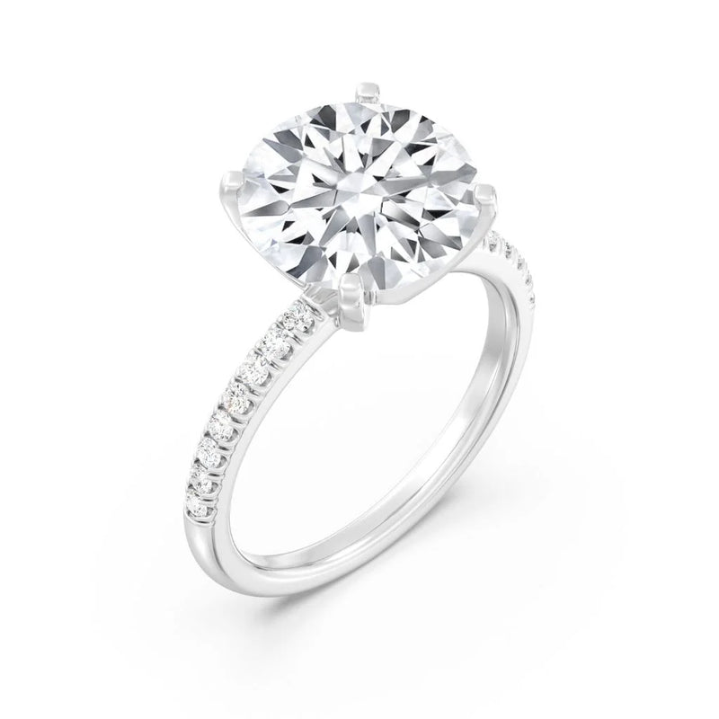 5ct Solitaire Ring Diamond Band [1]