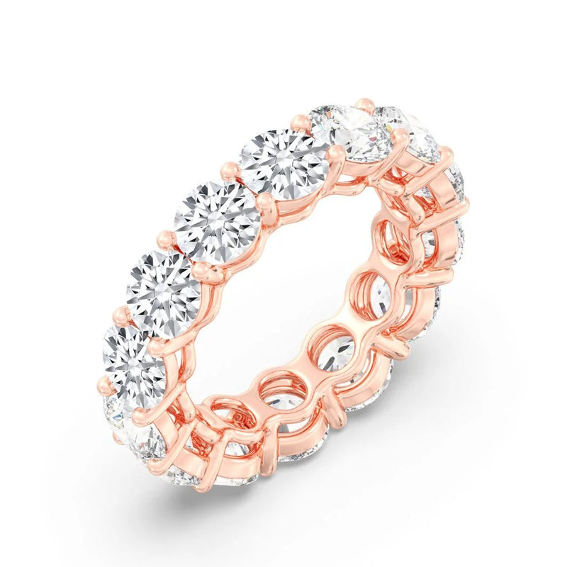 7 CT Round Eternity Band (0.50CT Each Stone)