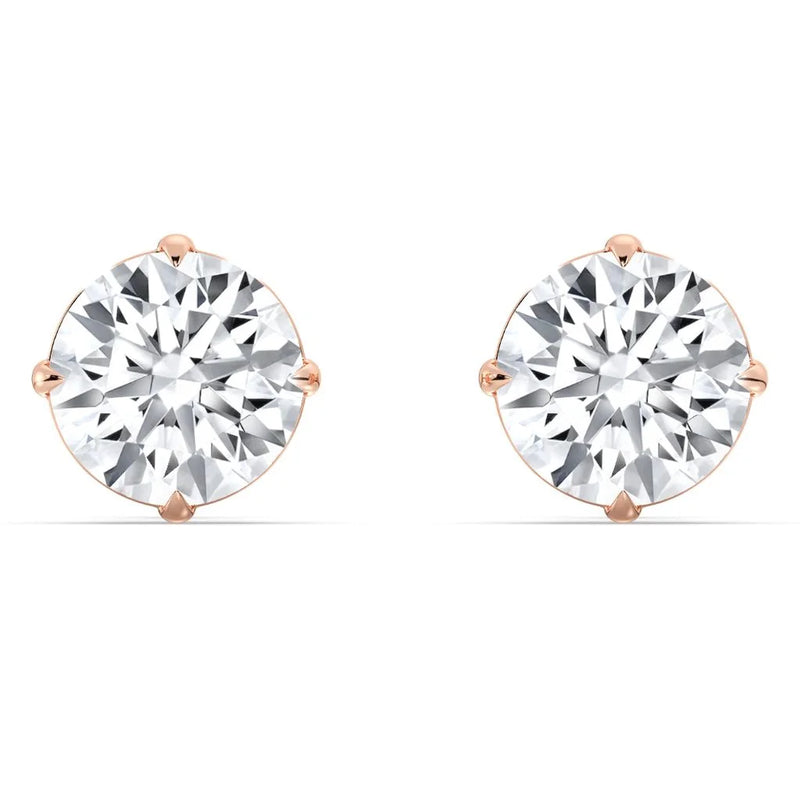 3+3ct Solitaire Studs