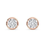 1+1ct Bezel Studs