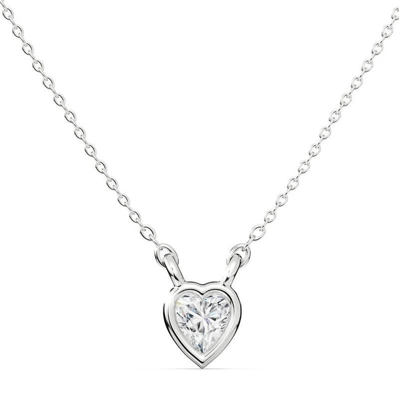 0.30ct Bezel Pear Pendant