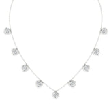 0.70ct Heart Bezel Chain Choker