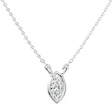 0.30ct Bezel Pear Pendant