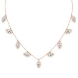 0.70ct Marquise Bezel Chain Choker