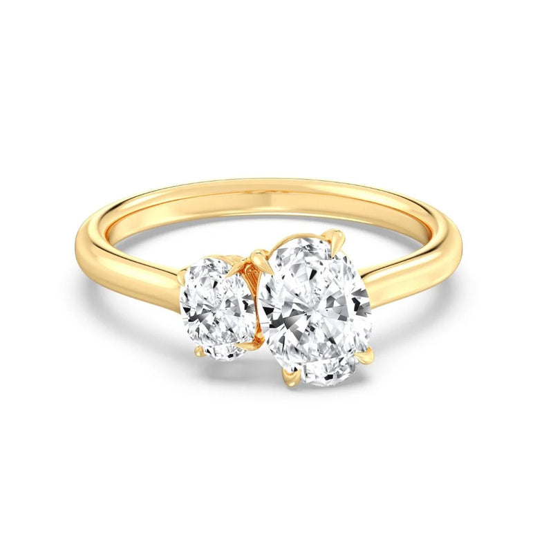 1.30ct Oval Duet Ring