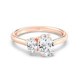 1.30ct Oval Duet Ring