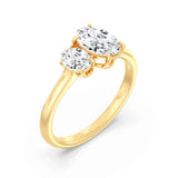 1.30ct Oval Duet Ring