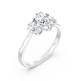 1.30ct Oval Duet Ring