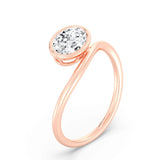 1ct Pear Curve Ring