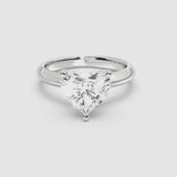 3ct Solitaire Ring Plain Band [1]