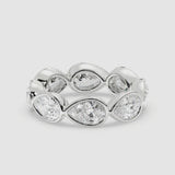 5.0ct Bezel Heart Eternity (0.50Ct Each Stone) (1)