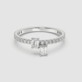 0.40ct Marquise Drop Ring