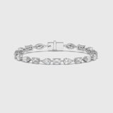 10.50ct Mix Tennis Bracelet (0.50ct Each Stone)