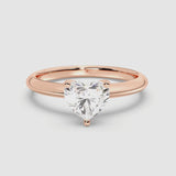 1ct Solitaire Ring Plain Band [1]