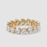 3.20CT Heart Eternity Band (0.20CT Each Stone)