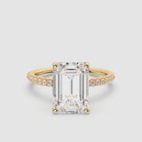 5ct Solitaire Ring Diamond Band