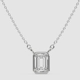 1ct Bezel Marquise Pendant