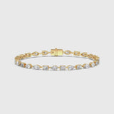 5.60ct Mix Tennis Bracelet (0.20ct Each Stone)