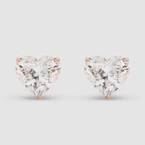 3+3ct Solitaire Studs