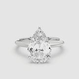 5ct Solitaire Ring Plain Band