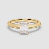 1ct Solitaire Ring Plain Band