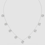 0.70ct Heart Bezel Chain Choker