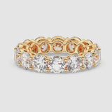 7 CT Round Eternity Band (0.50CT Each Stone)