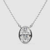 2ct Bezel Pendant