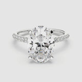 5ct Solitaire Ring Diamond Band [1]