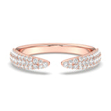 DIAMOND CLAW RING ROSEGOLD KAYAA JEWELS